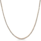 2MM CZ Micro Tennis Chain Bling Bling Rose Gold 16" HipHopBling