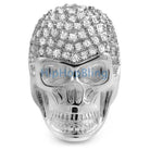3D Skull CZ Custom Mens Bling Bling Ring 7 HipHopBling
