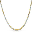 3MM 1 Row Gold CZ Tennis Chain Bling HipHopBling