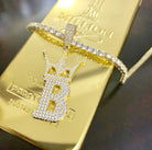 3MM 1 Row Gold CZ Tennis Chain Bling HipHopBling
