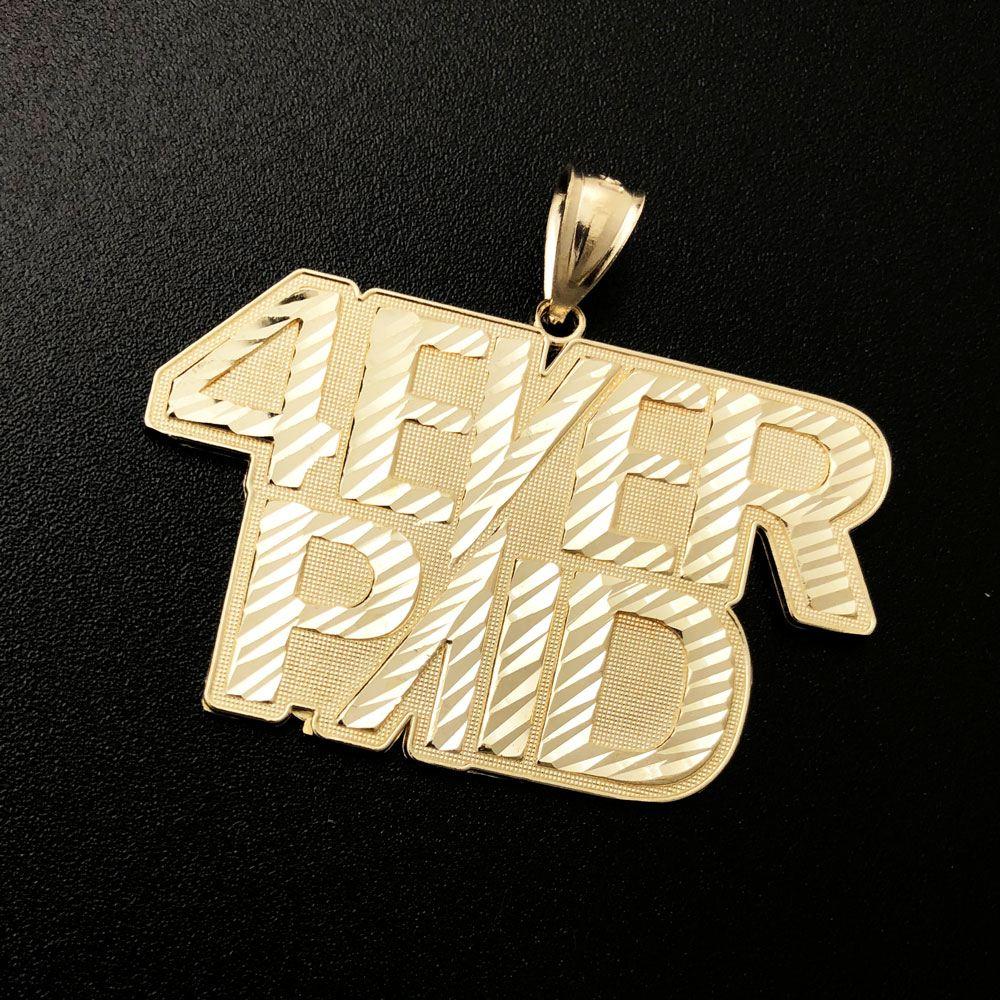 4 Ever Paid 10K Yellow Gold Pendant HipHopBling