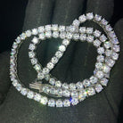 5MM Hip Hop Bling VVS Iced Out Tennis Chain White Gold 16" HipHopBling