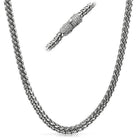 6MM CZ Diamond Clasp Chain Stainless Steel (24 Inches) 24" HipHopBling