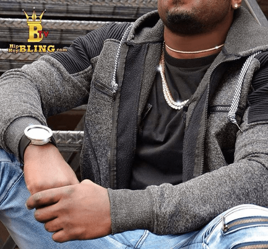 6MM CZ Gold Steel 1 Row Hip Hop Tennis Chain 18" HipHopBling