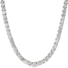 6MM CZ Stainless Steel 1 Row Bling Tennis Chain 18" HipHopBling