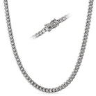 6MM Miami Cuban Chain Stainless Steel Triple Lock 18" HipHopBling