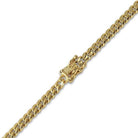 6MM Miami Cuban IP Gold Steel Bracelet Triple Lock HipHopBling
