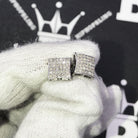 .72cttw Diamond Kite Earrings in Stainless Steel HipHopBling