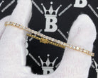 7.50 Carat Diamond Tennis Bracelet 10K Yellow Gold HipHopBling