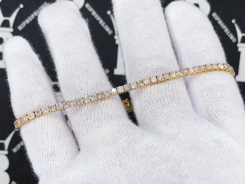 10k Gold Tennis Bracelet w/ Diamonds - A&V Pawn