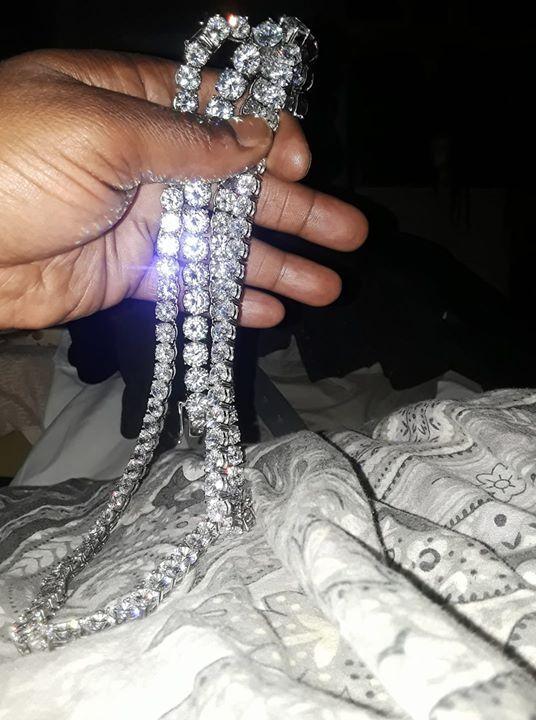 8MM CZ Stainless Steel Bling Bling 1 Row Tennis Chain 18" HipHopBling