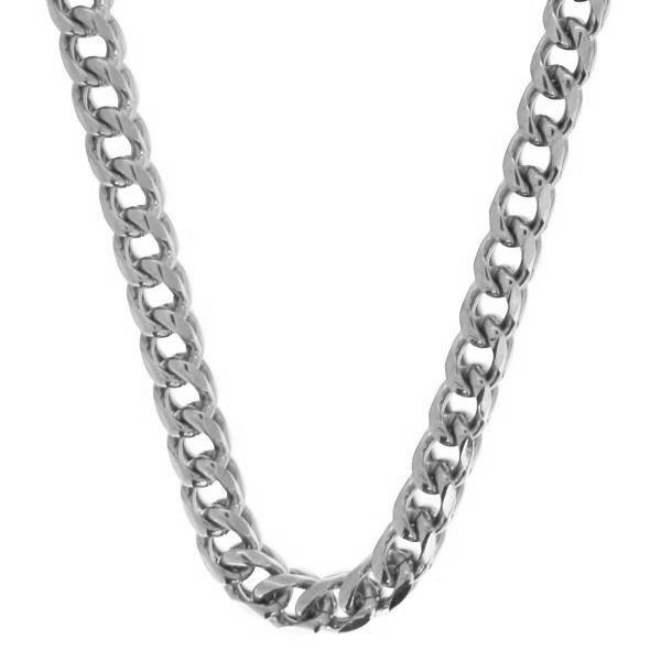 8MM Stainless Steel Franco Chain Heavy 36" HipHopBling