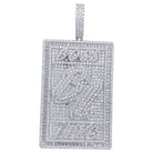 .925 Silver BL Boss Life Baguette VVS CZ Iced Out Pendant White Gold HipHopBling