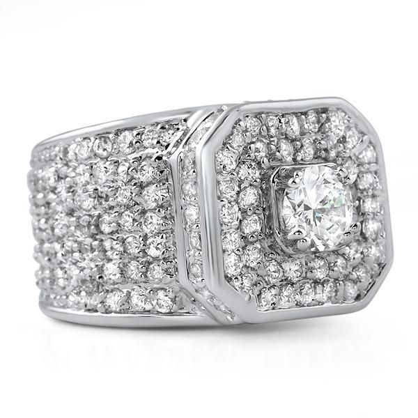 .925 Silver Presidential Bling Bling CZ Ring 7 HipHopBling