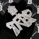 .925 Silver TRAP Baguette VVS CZ Iced Out Pendant White Gold HipHopBling