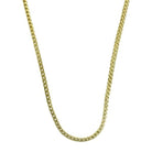 .925 Sterling Silver 1.5MM Franco Chain Gold 24" HipHopBling