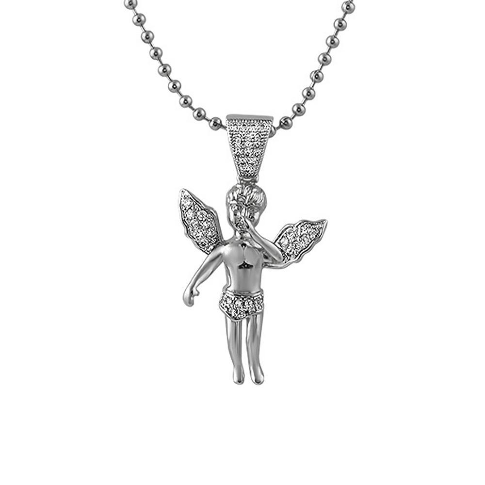 Angel Micro Hip Hop Bling Pendant HipHopBling