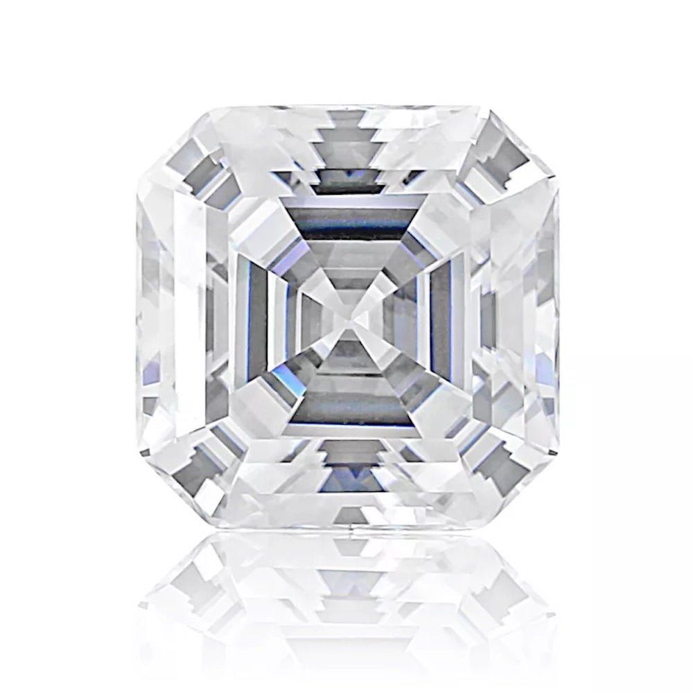 Asscher Cut Certified Moissanite Loose Stone VVS D 3.5MM - 11MM 3.5MM 0.25 Carats HipHopBling