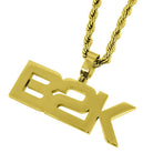 B2K The Millennium Tour 2019 - Official Pendant & Chain Yellow Gold HipHopBling