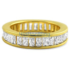 Baguette Eternity CZ Bling Bling Ring Gold 6 HipHopBling
