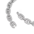 Baguette Mariner CZ Bling Bling Chain White / Yellow Gold White Gold 18" HipHopBling