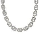 Baguette Mariner CZ Bling Bling Chain White / Yellow Gold Yellow Gold 18" HipHopBling