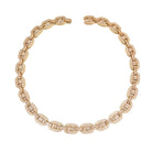 Baguette Mariner CZ Bling Bling Chain White / Yellow Gold Yellow Gold 18" HipHopBling