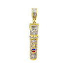 Barber Clipper Diamond Pendant .30cttw 10K Yellow Gold HipHopBling