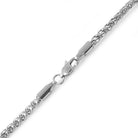 Basket Weave Stainless Steel Bracelet 4MM HipHopBling