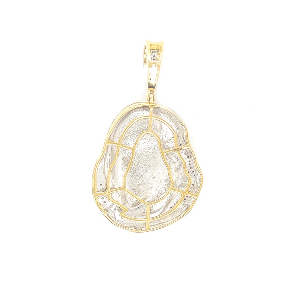 Ben Franklin .70cttw Diamond Pendant 10K Yellow Gold HipHopBling