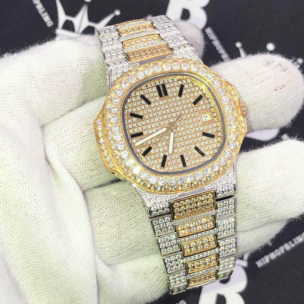 Best Quality Modern CZ Stainless Steel Watch Bling Bling HipHopBling