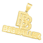 Big Baller DC 10K Yellow Gold Pendant HipHopBling
