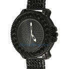Big Rocks Black Bling Bling Watch & 6 Row Band 7" HipHopBling