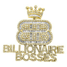 Billionaire Bosses Baguette Diamond Pendant 5.35cttw 10K Yellow Gold HipHopBling