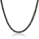 Black 1 Row 3MM CZ Bling Bling Tennis Chain 16" HipHopBling