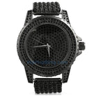Black All Bling Bling Custom Watch Iced Out Band 7" HipHopBling