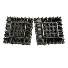 Black Baguette & Princess CZ Bling Bling Earrings HipHopBling