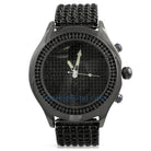 Black Blizzard Bling Bling Watch & 6 Row Band 7" HipHopBling