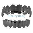 Black Vampire Grillz Top & Bottom Combo HipHopBling