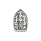 Bling Bling CZ Single Tooth Grillz Bottom Silver HipHopBling