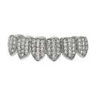 Bling Bling Grillz Silver CZ Bottom Teeth HipHopBling