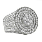 Bling Bling Ring Jumbo Cluster Ice 7 HipHopBling
