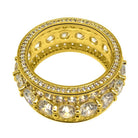 Bling Bling Royal 360 Eternity Band Gold CZ Ring 7 HipHopBling