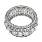 Bling Bling Royal 360 Eternity Band Rhodium CZ Ring 7 HipHopBling