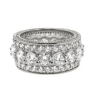Bling Bling Royal 360 Eternity Band Rhodium CZ Ring 7 HipHopBling