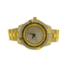 Bling Bling Watch Gold Pilot Style Bracelet Set HipHopBling