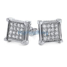 Box Micro Pave CZ Bling Bling Earrings HipHopBling