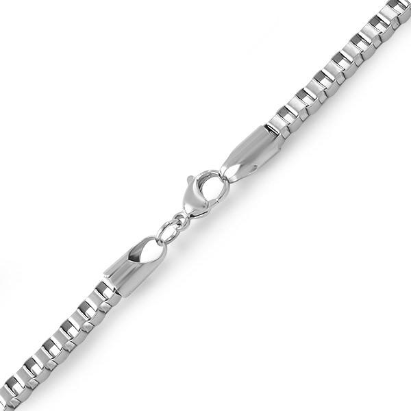 Box Stainless Steel Bracelet 4MM HipHopBling
