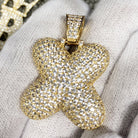 Bubble Initial Letters - .925 Sterling Silver - 18K Gold A HipHopBling