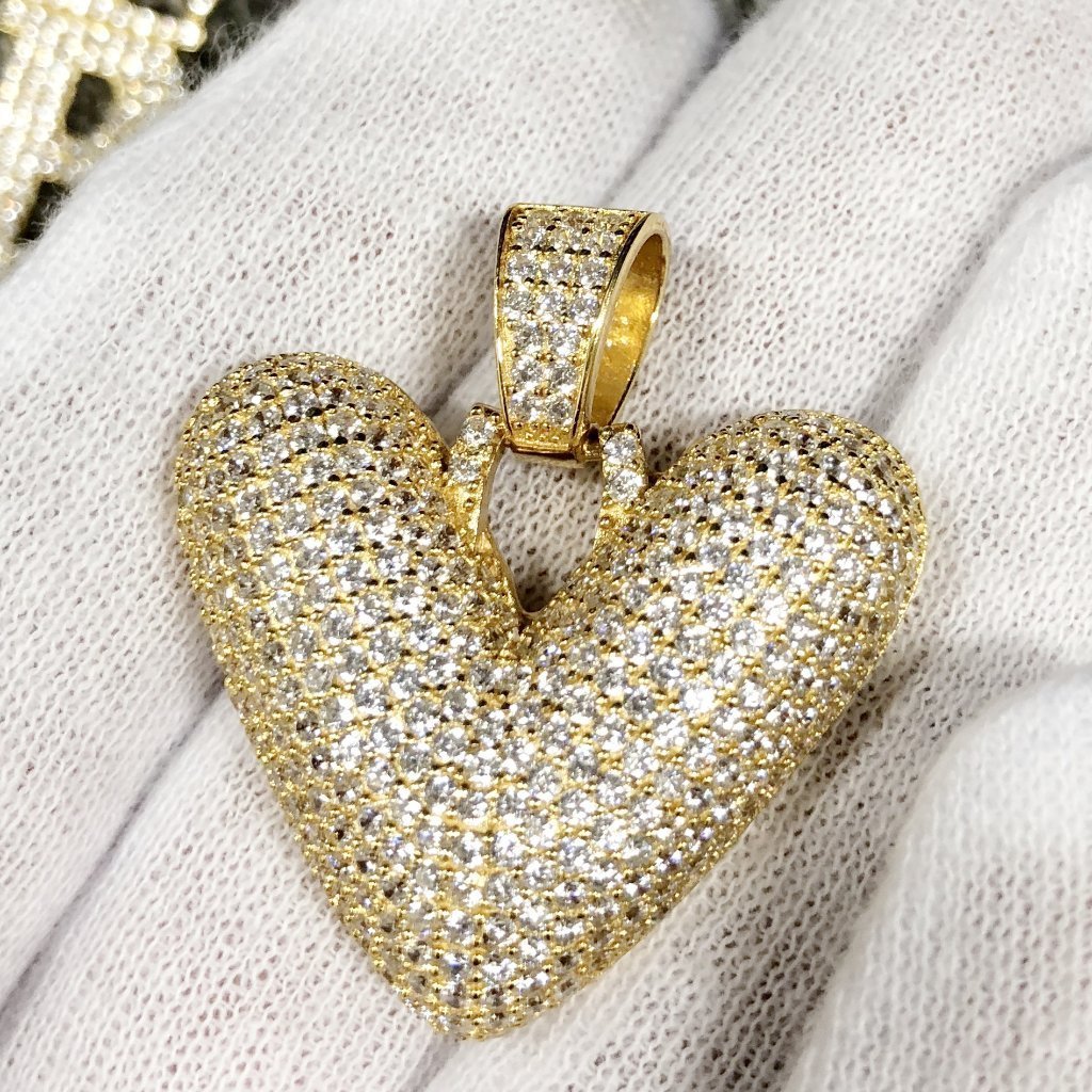 Bubble Initial Letters - .925 Sterling Silver - 18K Gold A HipHopBling